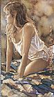 Steve Hanks In Her Thoughts painting